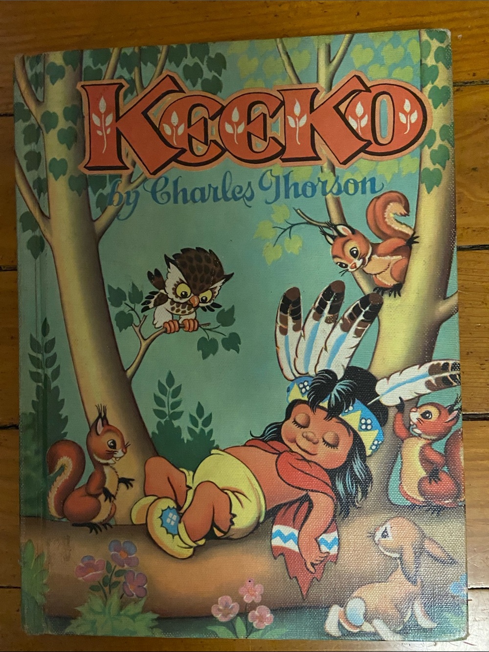 40s Native American Indian Indians Keeko Indian boy Book EAGLE feather feathers